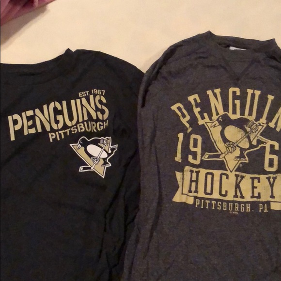 Other - *bundle* 2 long sleeve Penguins shirts